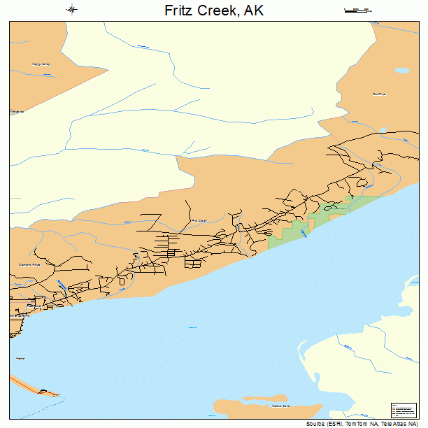 Fritz Creek, AK street map