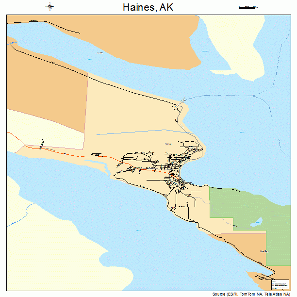 Haines, AK street map