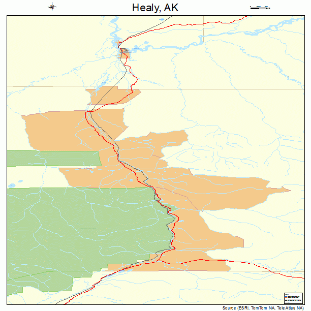 Healy, AK street map