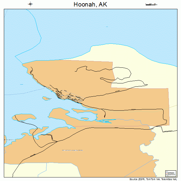 Hoonah, AK street map