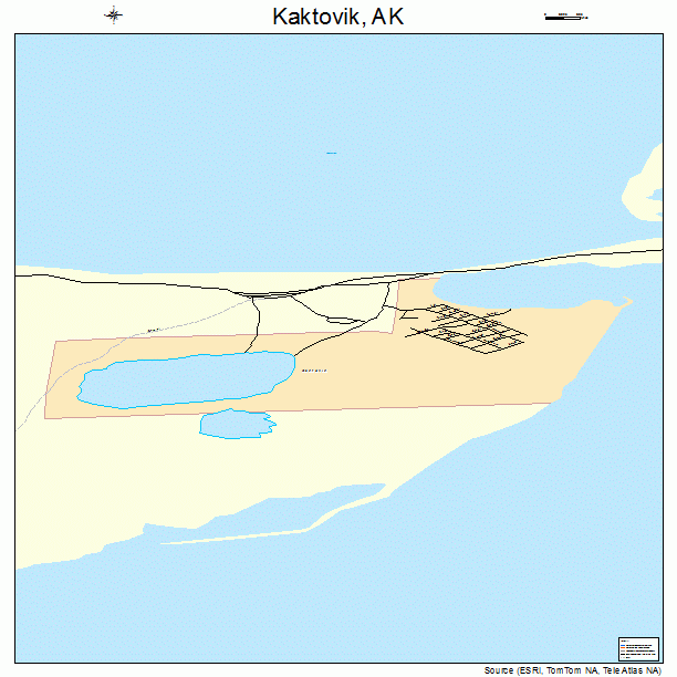 Kaktovik, AK street map