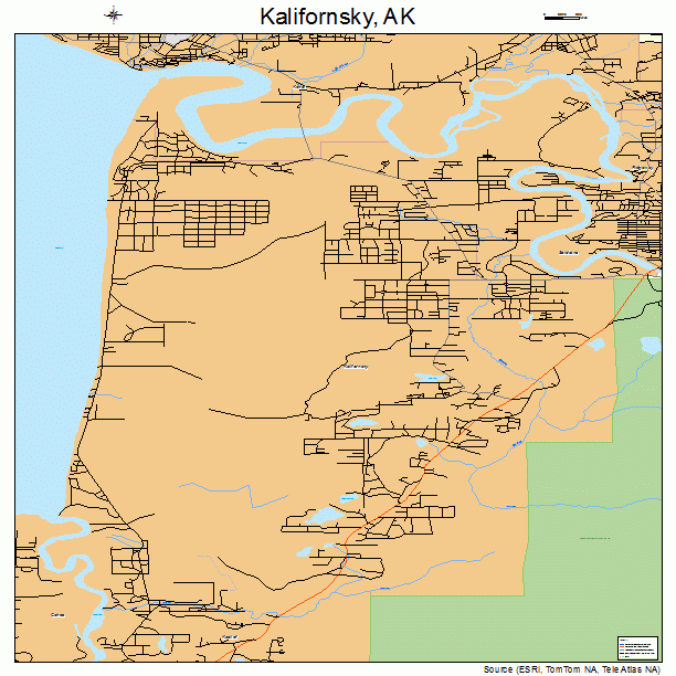 Kalifornsky, AK street map