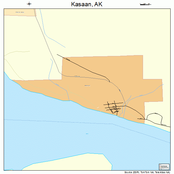 Kasaan, AK street map
