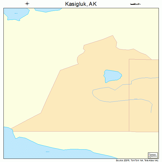Kasigluk, AK street map