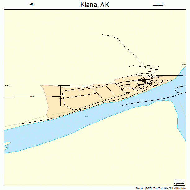 Kiana, AK street map