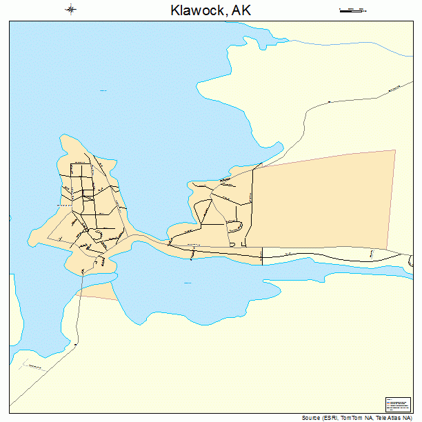 Klawock, AK street map