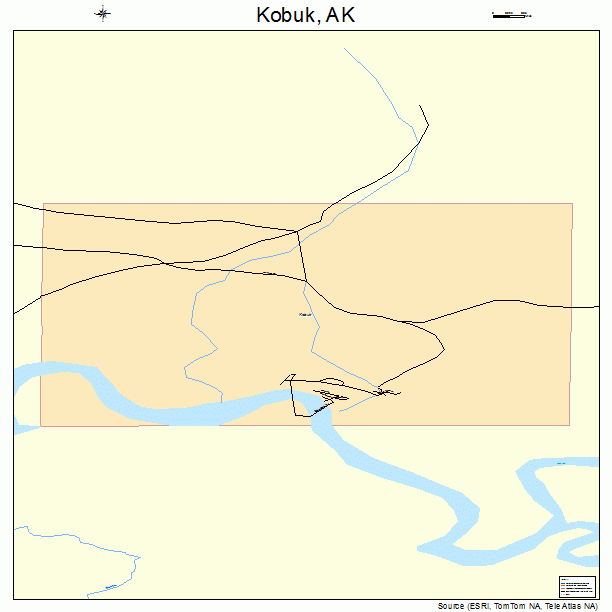 Kobuk, AK street map