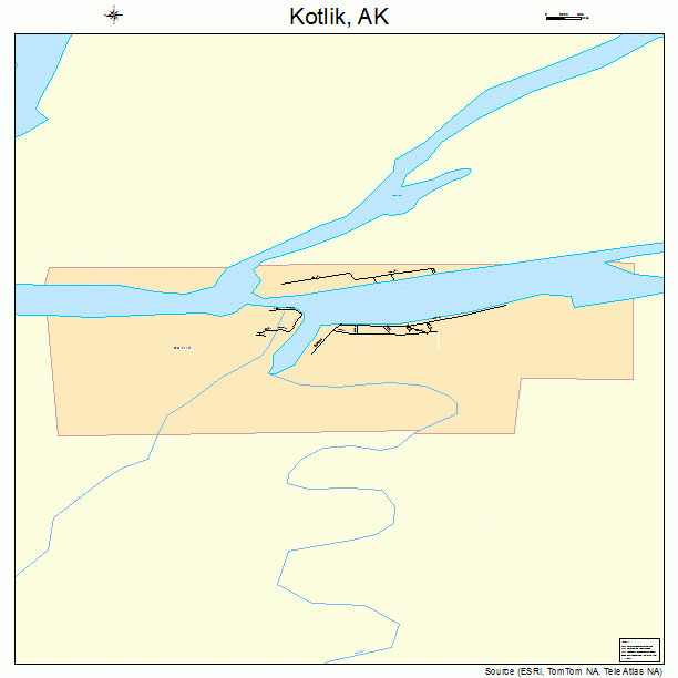 Kotlik, AK street map