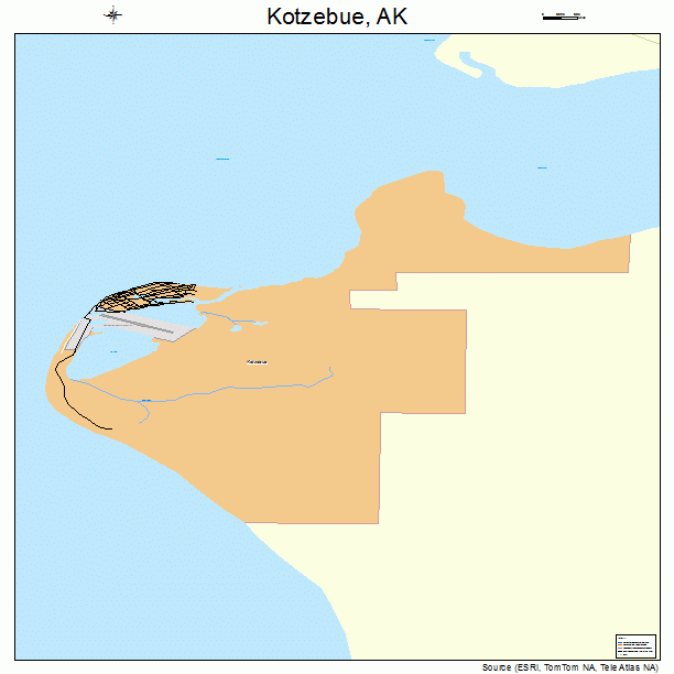 Kotzebue, AK street map