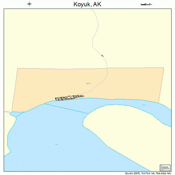 Koyuk, AK street map