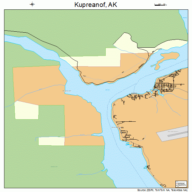 Kupreanof, AK street map