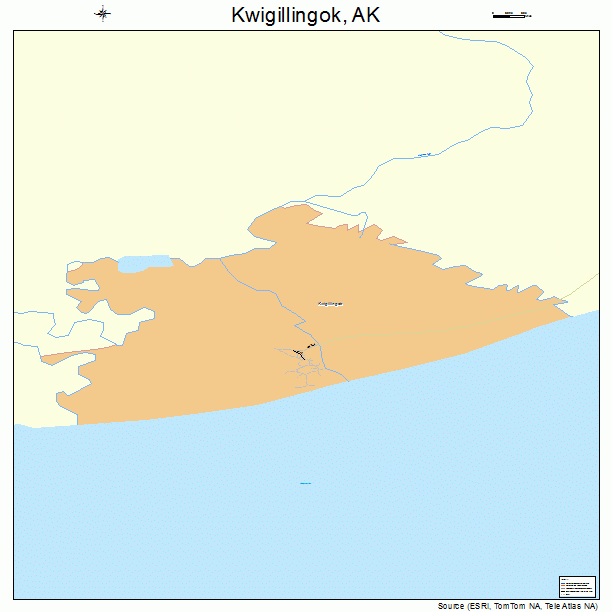 Kwigillingok, AK street map