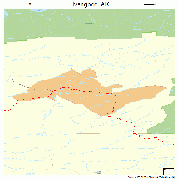 Livengood, AK street map