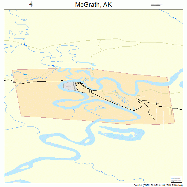 McGrath, AK street map