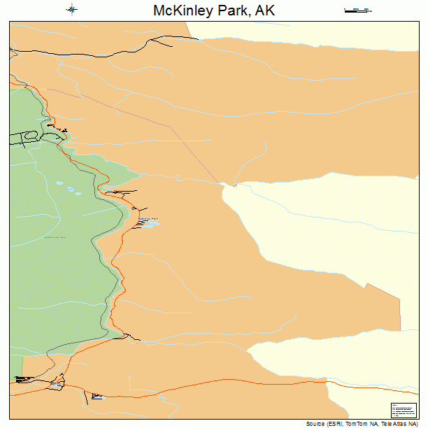 McKinley Park, AK street map
