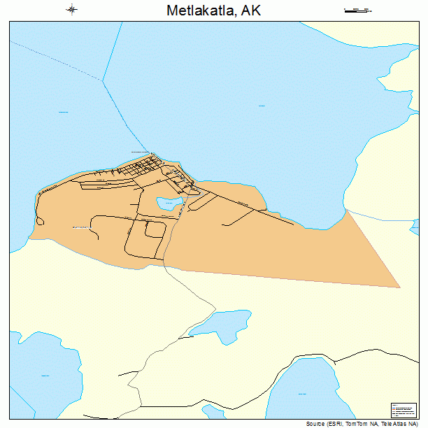 Metlakatla, AK street map