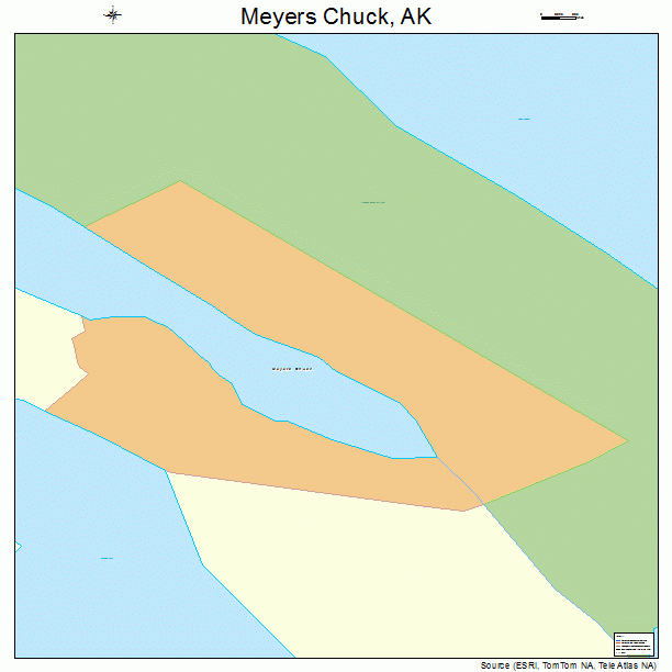 Meyers Chuck, AK street map