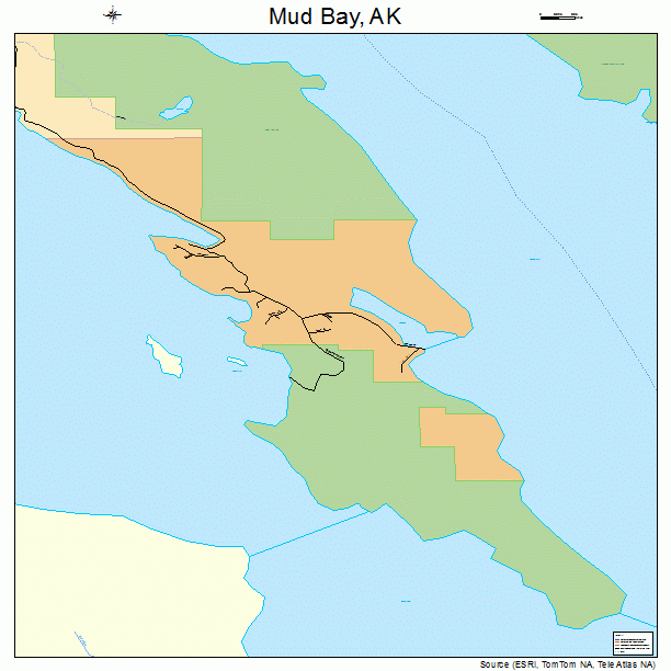 Mud Bay, AK street map