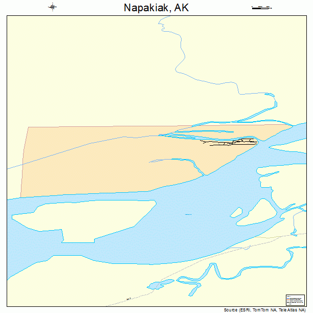 Napakiak, AK street map