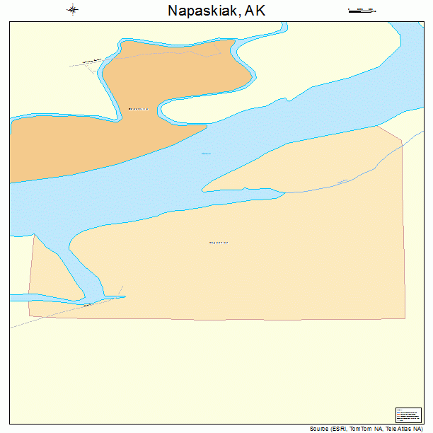 Napaskiak, AK street map