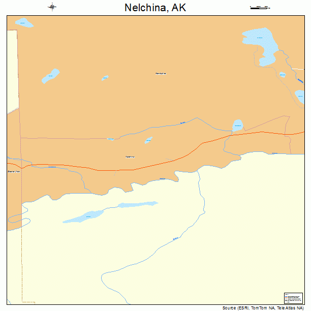 Nelchina, AK street map
