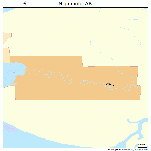 Nightmute, AK street map
