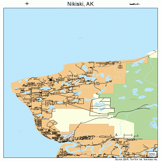 Nikiski, AK street map