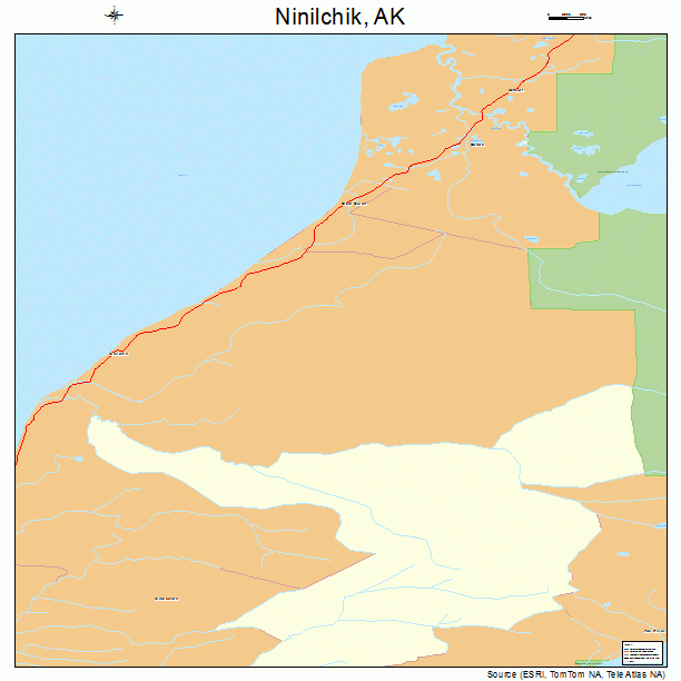 Ninilchik, AK street map