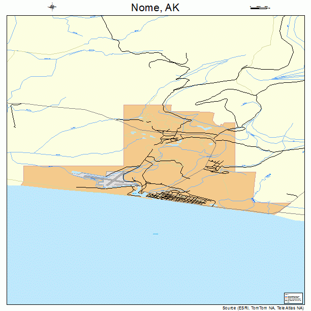 Nome, AK street map