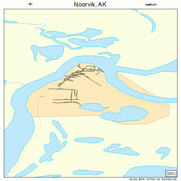 Noorvik, AK street map