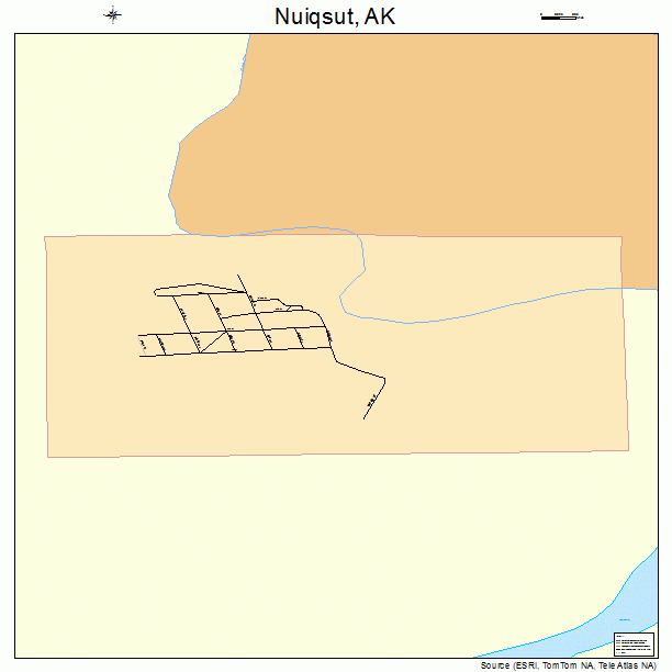 Nuiqsut, AK street map