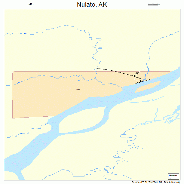 Nulato, AK street map