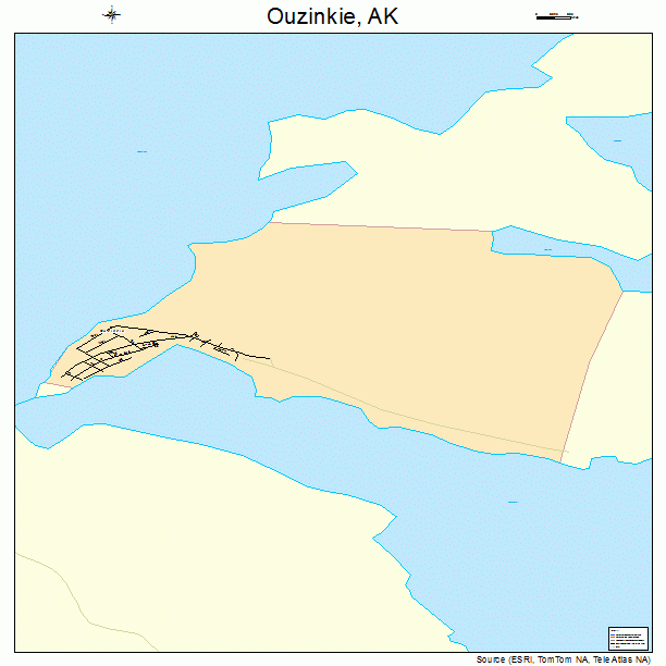 Ouzinkie, AK street map