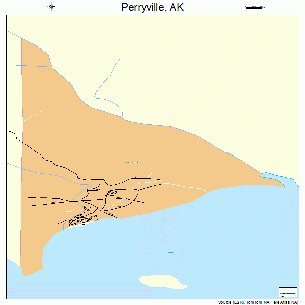 Perryville, AK street map