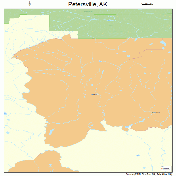 Petersville, AK street map