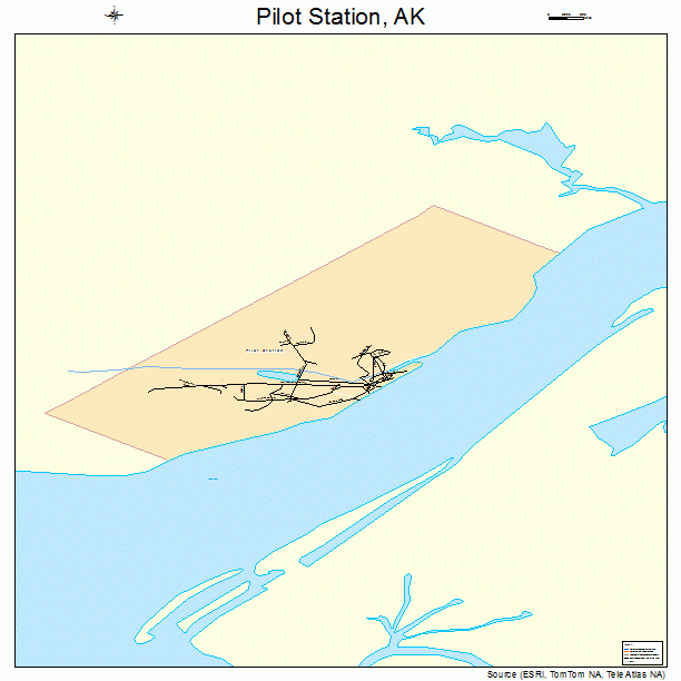 Pilot Station, AK street map