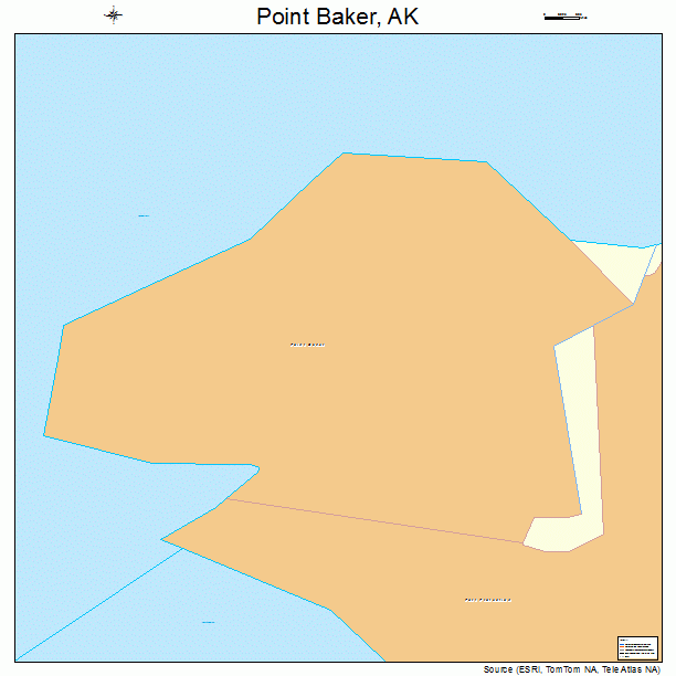 Point Baker, AK street map