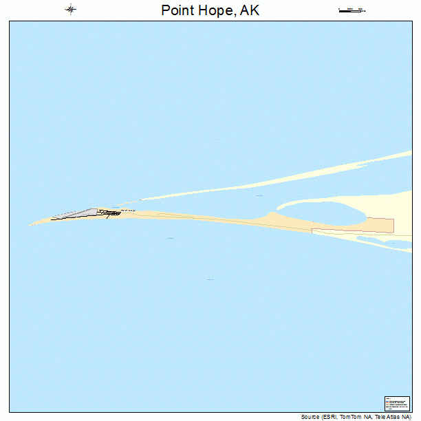 Point Hope, AK street map