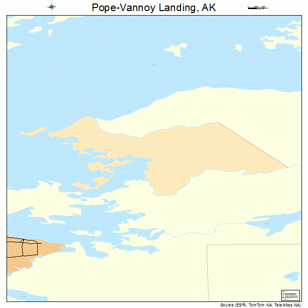 Pope-Vannoy Landing, AK street map