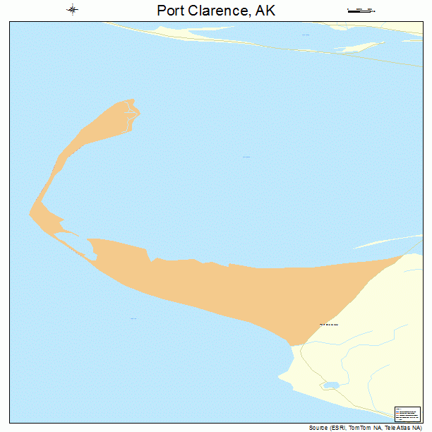 Port Clarence, AK street map