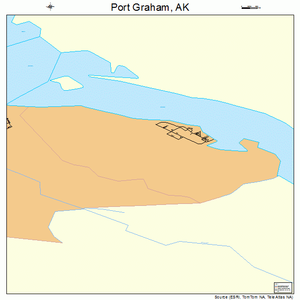 Port Graham, AK street map
