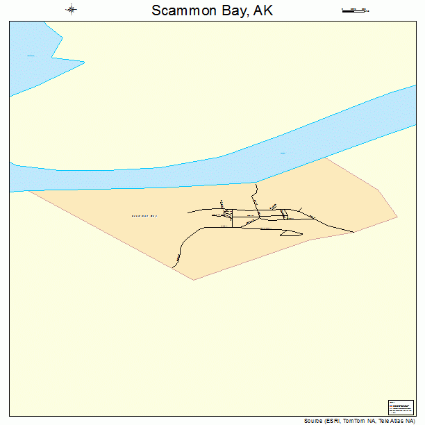 Scammon Bay, AK street map