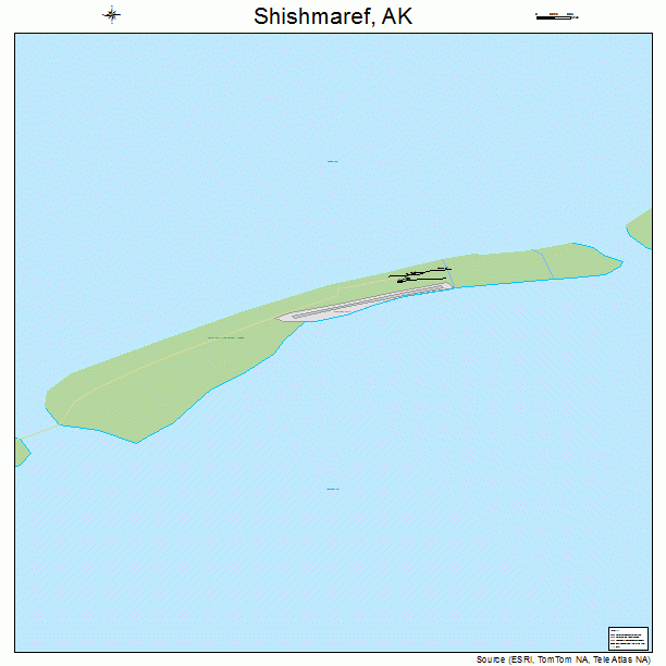 Shishmaref, AK street map