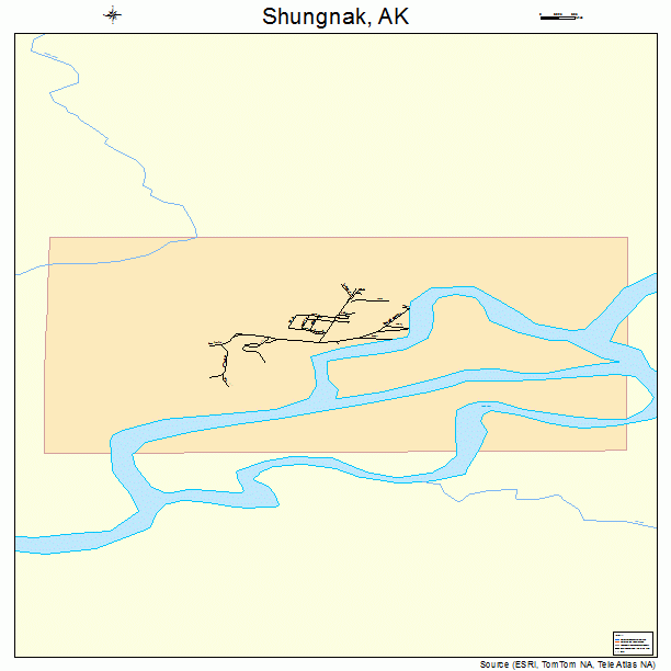 Shungnak, AK street map