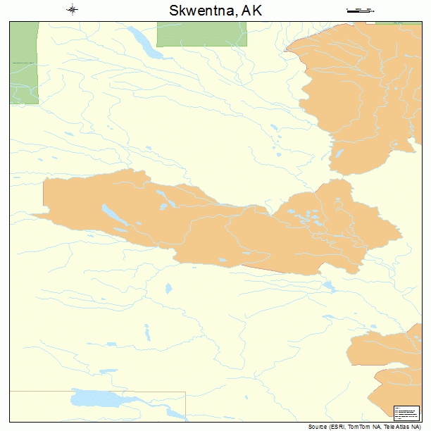 Skwentna, AK street map