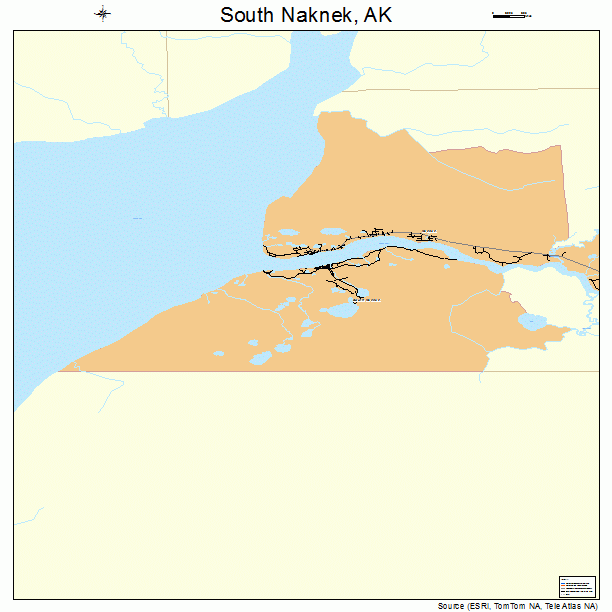 South Naknek, AK street map