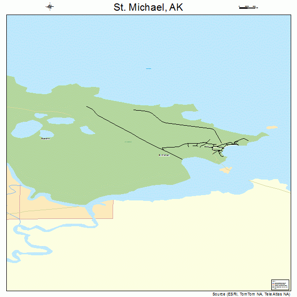 St. Michael, AK street map