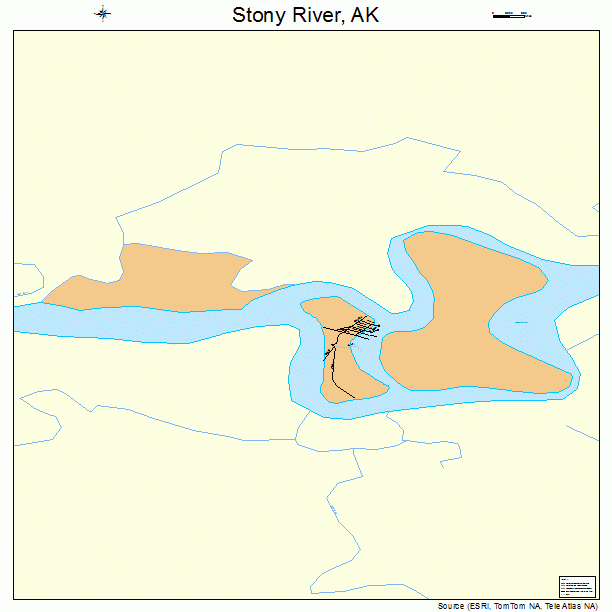 Stony River, AK street map