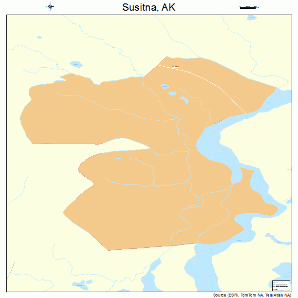 Susitna, AK street map