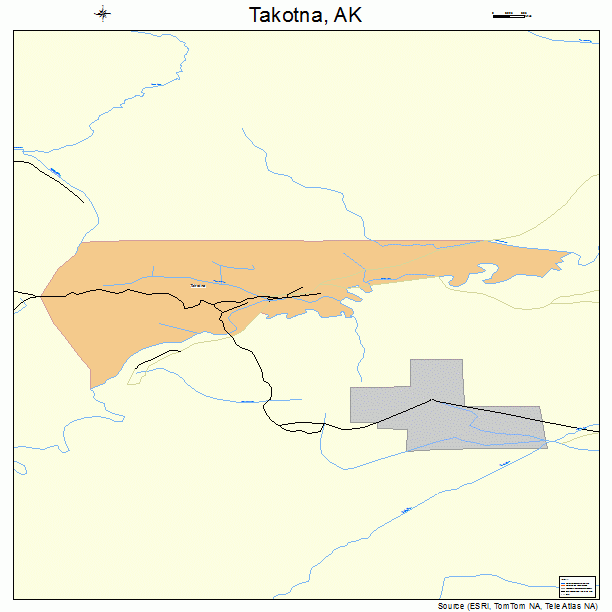 Takotna, AK street map